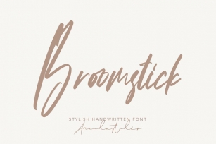 Broomstick - Handwritten Font Font Download