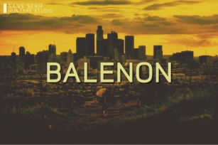 Balenon Font Download