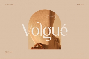 Volgue - Chic Modern Typeface Font Download