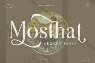 Mosthat - Modern Serif Font Font Download