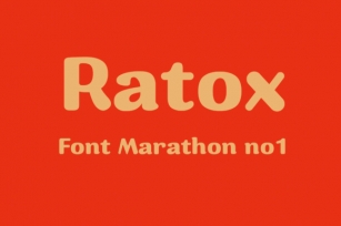 Ratox Font Download