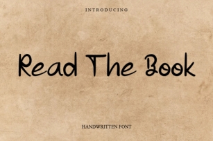Read the Book Font Download