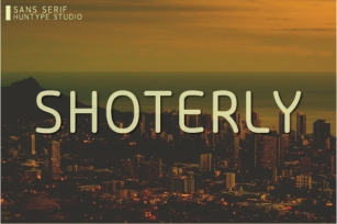 Shoterly Font Download