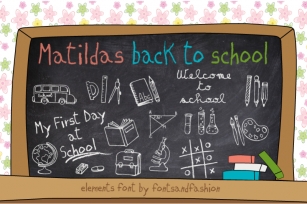 Matildas Back To School Font Download