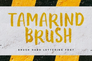 Tamarind Brush Font Download