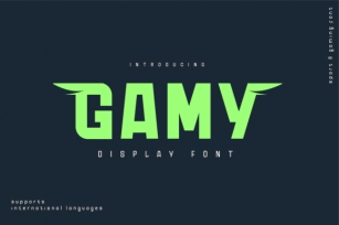 Gamy Font Download