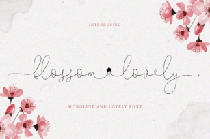 Blossom Lovely Font Download