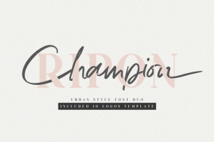 Ripon Font Duo // Free 10 Logos Font Download