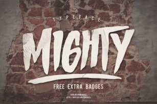 Mighty Typeface Font Download
