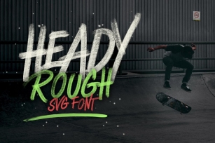 Heady Rough - Opentype  SVG Font Font Download