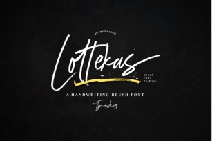 Lottekas Brush Font Download
