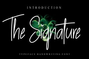 The Signature Font Download