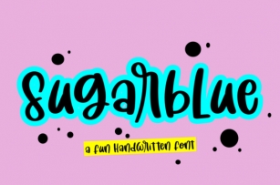 Sugar Blue Font Download