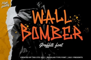 Wall Bomber Font Download