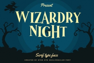 Wizardry Night Font Download
