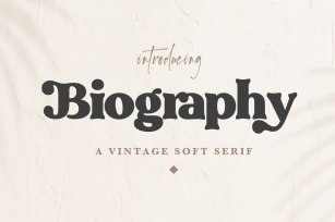 Biography Font Download