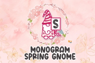 Spring Gnome Monogram Font Download