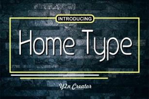 Home Type Font Download