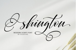 Shington Script Font Download