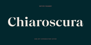 Chiaroscura Font Download