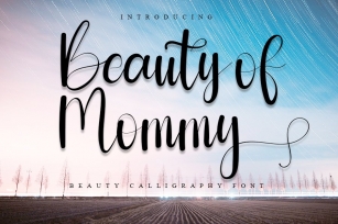 Beauty of Mommy Font Download