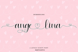 Angelina Lovely Font Download