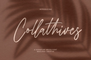 Collathives Font Download