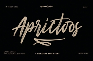 Aprictoos Signature Brush Font Font Download