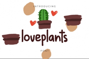 Love Plants Font Download