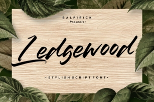 Ledgewood Stylish Script Font Font Download