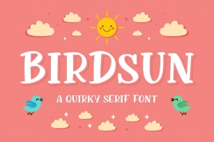 Birdsun - Playful Font Font Download