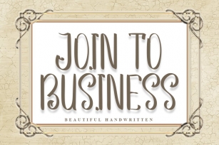 Join to Business Font Download