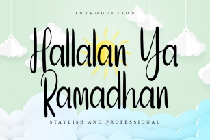 Halalan Ya Ramadhan Font Download