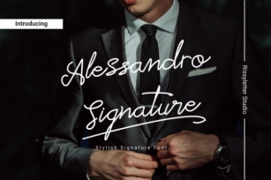 Alessandro Signature Font Download
