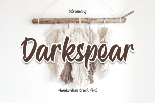 Darkspear - Scrip Font Download