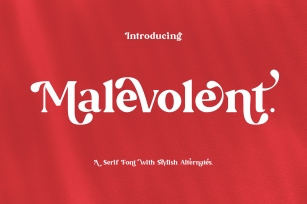 Malevolent - Serif Font Download
