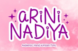 Arini Nadiya Font Download