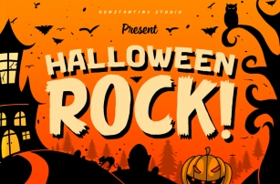 Halloween Rock! | Cute Horror Font Font Download