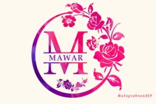 Mawar Monogram Font Download