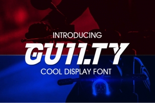 Guilty - Cool Display Fonts Font Download
