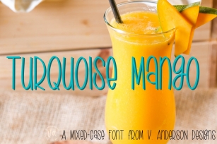 Turquoise Mango Font Download