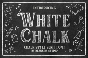 White Chalk Serif Font Download