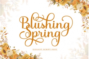 Blushing Spring Font Download
