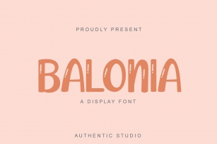 Balonia Font Download