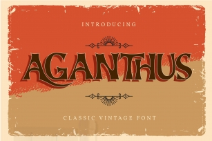 Aganthus Font Download