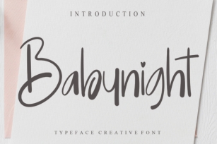 Babynight Font Download