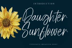 Daughter Sunflower Font Download