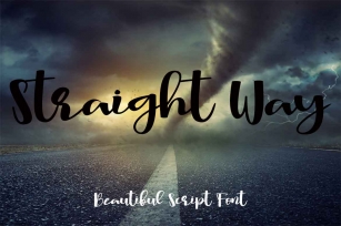 Straight Way Font Download