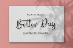 Better Day Font Download