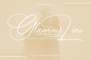 Glamour Line Font Download
